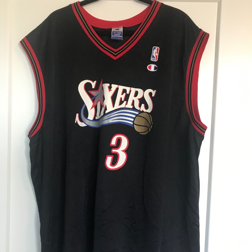 Throwback Iverson Champion jersey